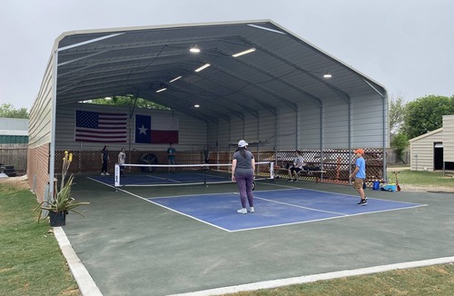 Cibolo Cottage | Cozy Glamping Tipi at edge of 180-acre Nature Park with Pool & Pickleball Access