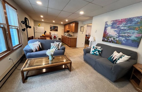 Aldenville Apartment | Cozy lake front unit close to Honesdale, Elk Mountain, Scranton & much more!