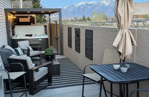 West Jordan House | Cozy, quiet, safe, rustic getaway in West Jordan, Utah with a private hot tub.