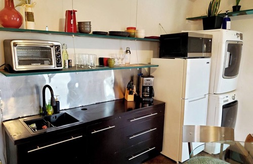 Noble Apartment | Cozy, quiet studio with AC, heat, laundry and WiFi in lovely Noble