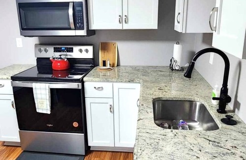 Charlevoix Apartment | Cozy second floor unit in the heart of Downtown Charlevoix, 1BR/1BA sleeps 4