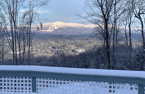 Stratton Mountain House | Cozy ski home with amazing views of Stratton & Bromley Mountains.