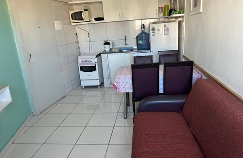 Boa Vista Apartment | Cozy studio apartment, close to everything, kitchen with lots of utensils.
