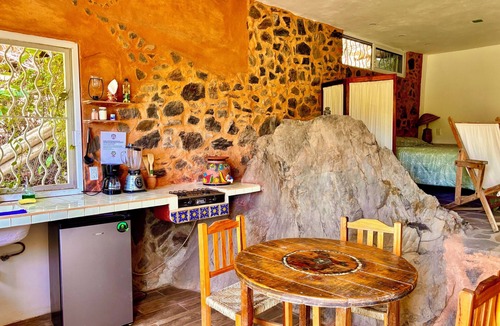 Chacala Apartment | Cozy studio "Cave" 100 m from the sea