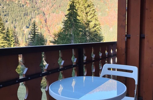 Saint-Jean-dʼAulps Apartment | Cozy studio with direct piste access in Saint-Jean-d'Aulps