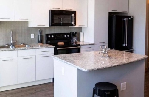 Downtown Edmonton Apartment | Cozy Studio: Skyline Views near Churchill Square