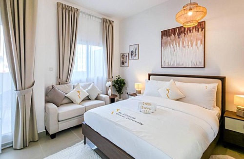 Abu Dhabi Apartment | Cozy Urban Studio - Peach Bliss Haven Retreat