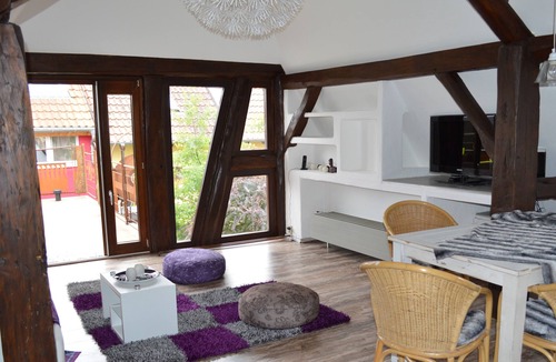 Leopoldshafen Apartment | Cozy vacation apartment with terrace near Karlsruhe