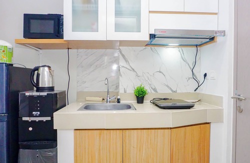 Cikarang Apartment | Cozy White Studio At Vasanta Innopark Apartment
