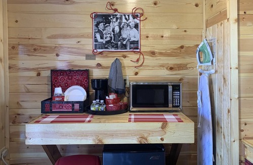 Cache Cabin | Craterville Park Cabin near Wichita Mountains Cache Medicine Park historic