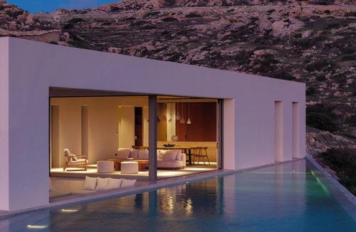 Milopotas Villa | Crimson View Villa by Hide Out