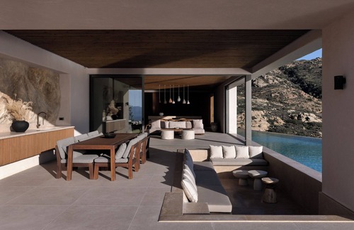Milopotas Villa | Crimson View Villa by Hide Out