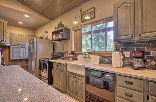 Cripple Creek Cottage | Cripple Creek Mountain Getaway w/Hot Tub & Views!