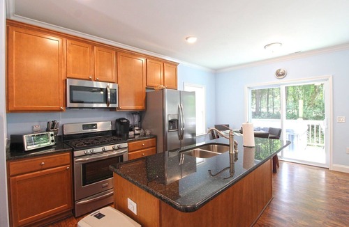 Bryson City Cottage | Cuddle Cove Modern, Creekside Home right by the Heart of Bryson City