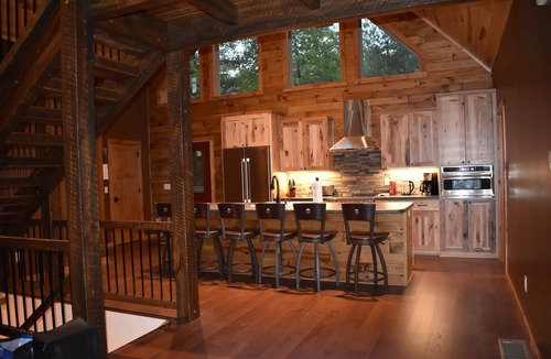 Conover House | Custom 5 BR, 3.5 Bath Home Near Eagle River On Beautiful Upper Buckatabon Lake