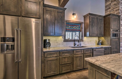 Angel Fire House | Custom Angel Fire Home: Views, Hot Tub & Fire Pit!
