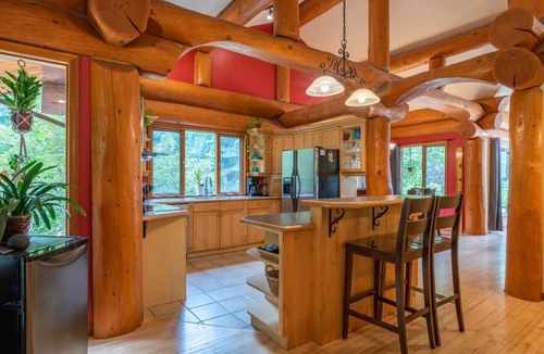 Crescent Valley Ski Chalet | Custom Timber Frame Home with Hot Tub
