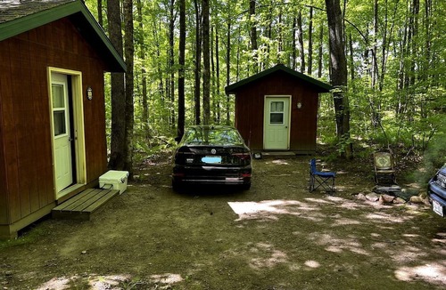 White Lake Cabin | Cute Cabin for Four for a Great Glamping Getaway near White Lake, Wisconsin