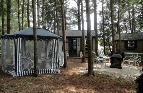 Mount Forest Cabin | Cute Cozy Tiny House Surrounded by Trees for a Unique Couples Escape in Mt Forest, Ontario