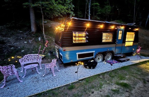 Coal Fork House | Cute Off-Grid Camper on an Exotic-Animal Farm for a Unique Getaway near Charleston, West Virginia