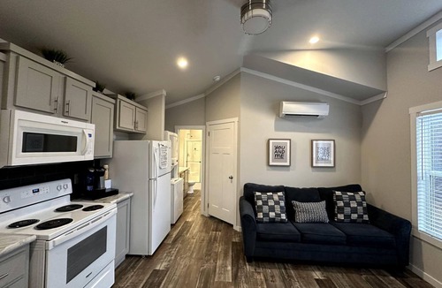 Sardis Cabin | Cute Tiny House on Sixty Acres of Private Land for a Peaceful Glamping Getaway in Northern Mississippi