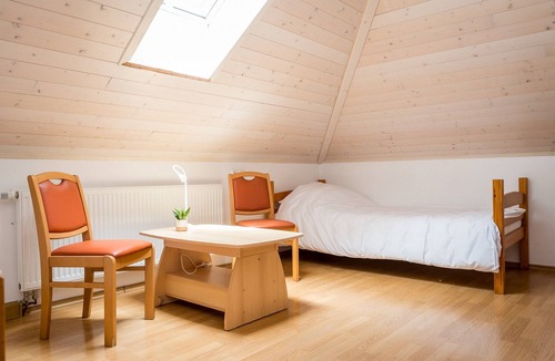 Log pod Mangartom House | Dawn private room with shared bathroom