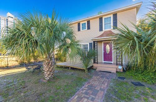 Myrtle Beach House | Dazzling Centrally Located Ocean View w 2 Kings, Huge Private Yard, 2 Decks, Firepit, BBQ