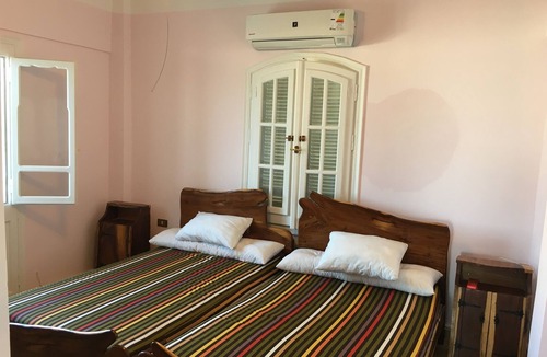 Marina El Alamein Ski Chalet | Decent rustic style Roof with incredible Sea view