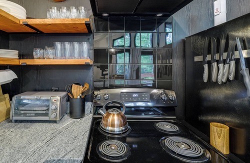 Gouldsboro Cabin | Deck, Fire Pit & Sauna: Big Bass Lake Getaway!