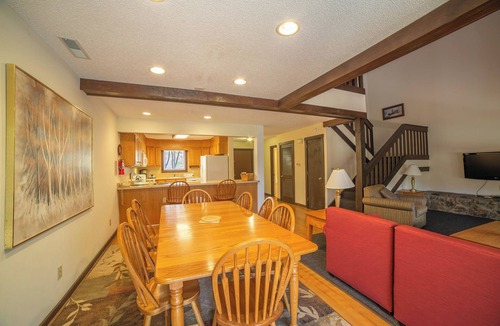 Massanutten House | Deck! Fireplace, Resort amenities!