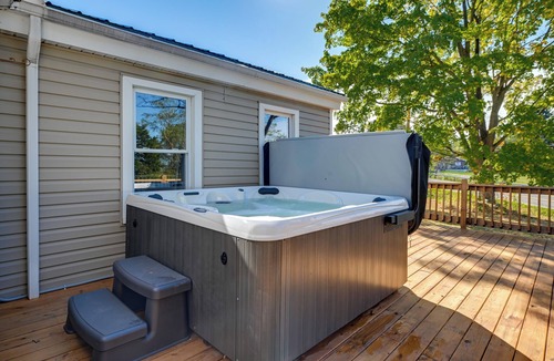 Ovid House | Deck & Hot Tub: Pet-Friendly Seneca Lake Home!