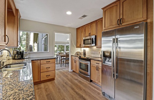 Lawton Woods House | Decorator-designed Sea Pines home with multiple living spaces