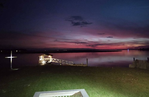 Midway House | Deepwater retreat with dock and unobstructed views of the North Newport River!