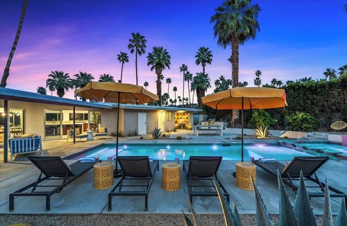 Deep Well Ranch House | Deepwell Modern – Luxury Mid-Century Villa with Pool, Spa, Courtyard & Mountain Views