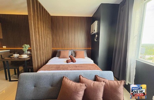 Bacolod Apartment | DEJA VIEW Studio Condo Unit at Sitari with PlayStation5 and 21st Floor City Skyline view