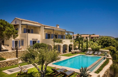 Eleios-Pronnoi Villa | Delightful Kefalonia Villa | 5 Bedrooms | Panoramic Sea & Mountain Views