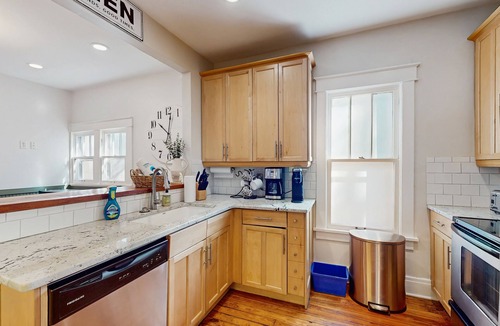Shelby Hills House | Delightful updated home with furnished patio, washer/dryer, & AC