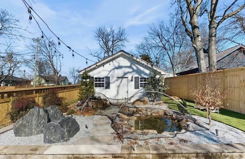 Shelby Hills House | Delightful updated home with furnished patio, washer/dryer, & AC