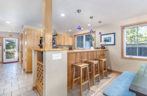 Shorepine Village House | Delightfully Decorated Home Walking Distance to the Beach, Fireplace, Deck, BBQ