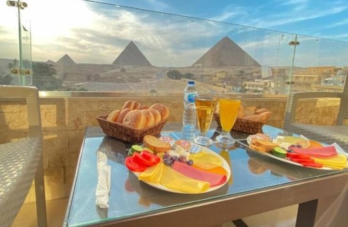 Al Manial Apartment | Deluxe Double or Twin Room with Balcony Side view