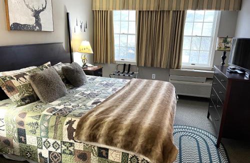 Hancock Apartment | Deluxe Ski On Off 1BR Suite Sleeps 4 on Jiminy Mtn