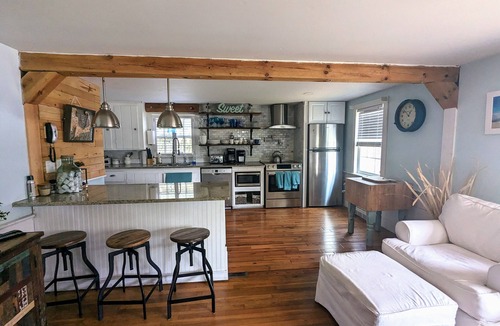 Dennis Port House | Dennis Port summer escape with big yard, movie theater