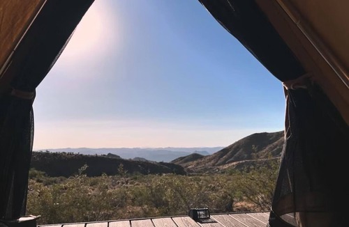 Nelson Apartment | Desert Den: Your Oasis For Two with Mountain Views
