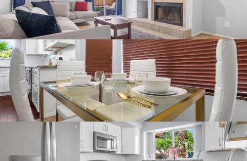 Mirage House | Desert Getaway Mountain Views and Backyard Lounge