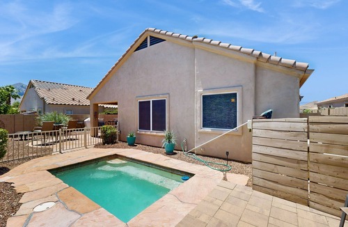 Catalina Shadows Estates House | Desert Moon Oasis | Private Spool & Firepit | 2BR | Dog Friendly