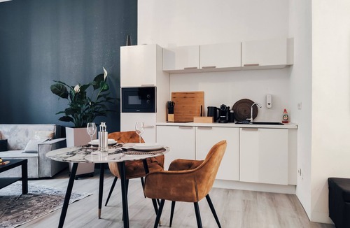 Stadtkern House | *Design loft 50sqm, central & quiet, close to trade fair/HBF