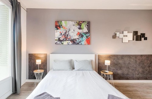 Cran-Gevrier Apartment | Design studio with balcony at the doors of Annecy old city - Welkeys