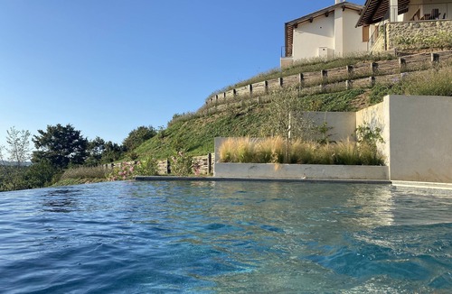 Bagnoregio Villa | design villa private in nature with lake view