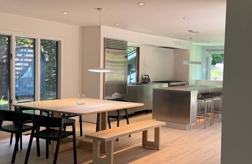 Amagansett North House | Designer Amagansett Retreat Heated Pool Minutes to Ocean Beaches