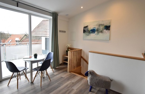 Volkach Apartment | Designer apartment with balcony in the heart of the old town